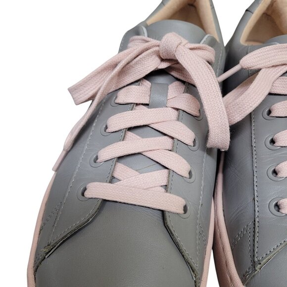 VIONIC Pro Mable Sneakers Leather Lace Up Comfort Gray Pink Women’s Size 11 - Picture 7 of 16
